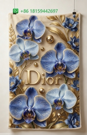 Dior Throw Blankets